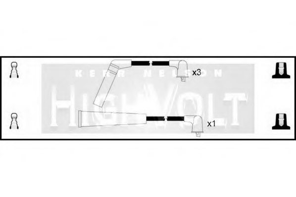 STANDARD OEF295 Ignition Cable Kit